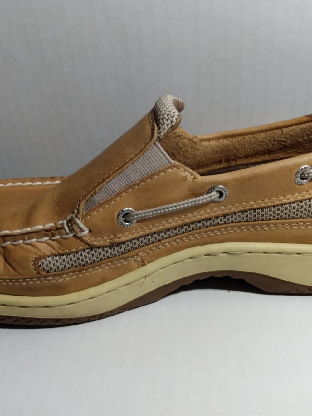 Sperry Billfish Mens Leather Slip-on Boat Shoe Loafer US Size 11-1/2 M